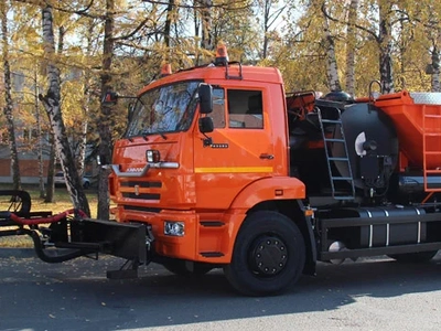 Машина для ремонта асфальта пневмонабрызгом БЦМ-257