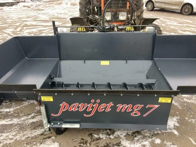 Навесной асфальтоукладчик pavijet mg7 на трактор МТЗ