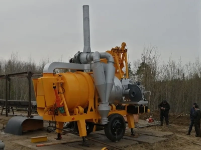Асфальтобетонный мини завод Мини АБЗм-8мт