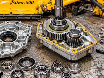 Успешный ремонт редуктора манипуляторной косилки ORSI Prime 500 в Ленинградской области