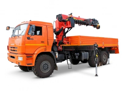 Бортовой автомобиль с КМУ ИТ-150 КАМАЗ 43118-50