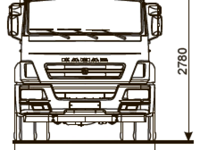 Шасси КАМАЗ 43253-2010-69