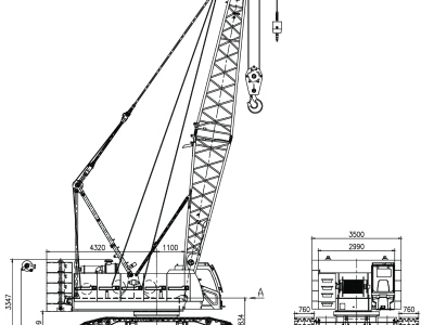 Гусеничный кран Zoomlion ZCC750V