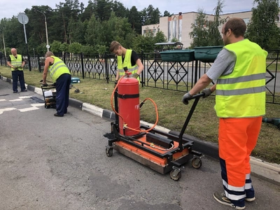 Дорожный прицепной мобильный комплекс ST 150 c рециклером для кускового асфальта