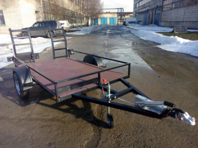 Прицеп для перевозки спецтехники грузоподъемностью 1,2 тонны