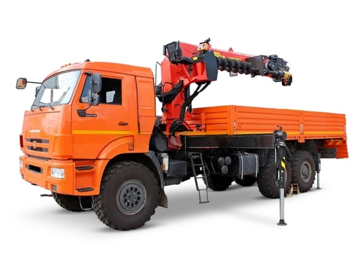 Бортовой автомобиль с КМУ ИТ-150 КАМАЗ 43118-50