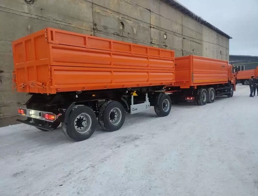 Прицеп самосвальный трехосный 20 т (модель 849064-02) модификация 849064-00008