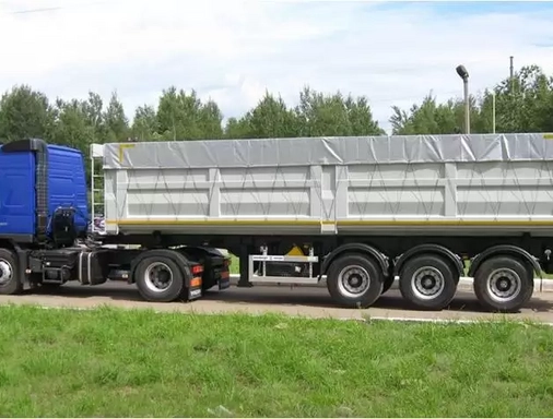 Самосвальный полуприцеп СМ 8490С6-01 (зерновоз) гр. 30 т