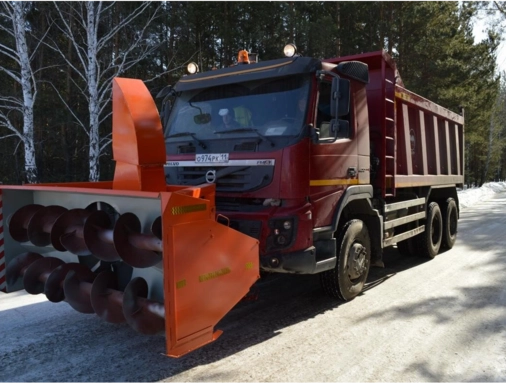 Автономный шнекороторный снегоочиститель СШ-2,6А в кузов или на шасси  КАМАЗ, МАЗ, HOWO