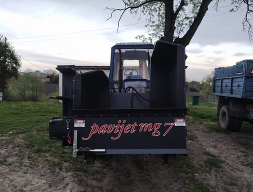 Навесной асфальтоукладчик pavijet mg7 на трактор МТЗ — вид 6