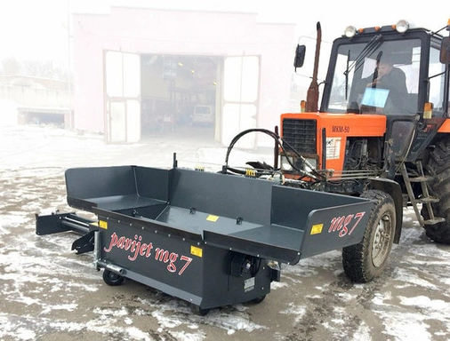 Навесной асфальтоукладчик pavijet mg7 на трактор МТЗ — вид 5