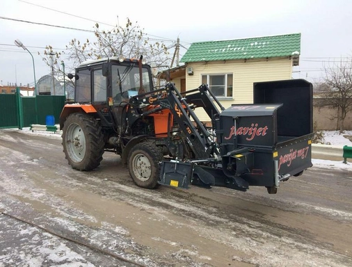 Навесной асфальтоукладчик pavijet mg7 на трактор МТЗ — вид 4
