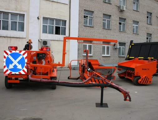 Прицепная машина для ямочного ремонта пневмонабрызгом БЦМ-24.5 — вид 4