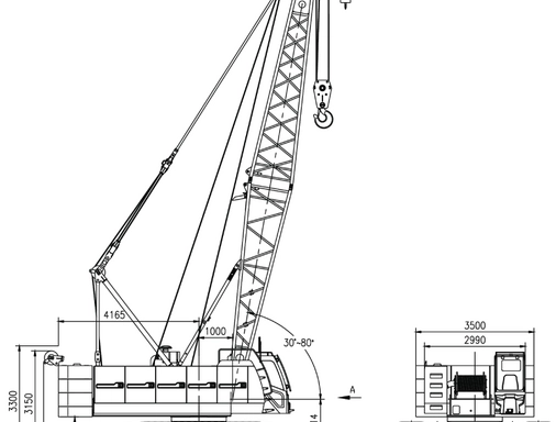 Гусеничный кран Zoomlion ZCC550V — вид 4