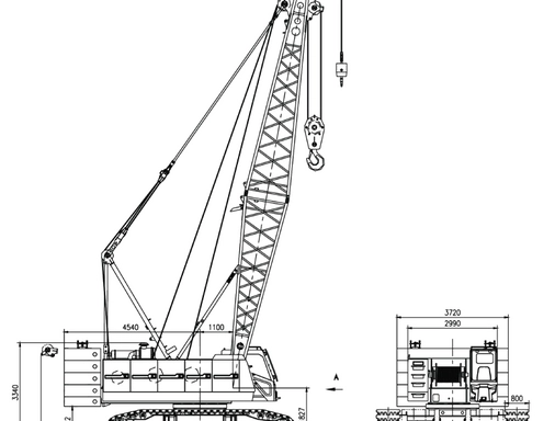 Гусеничный кран Zoomlion ZCC850V — вид 5