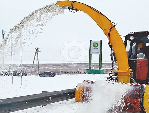 Фрезерно-роторный снегоочиститель Буран 1